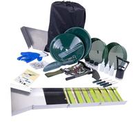 YUEHISY Kit de Panoramique Compact en Or, Boîte D'écluse Pliante de 50 Pouces, avec Sac à Dos pour la Prospection des Cours d'eau de la Rivière et L'extraction d'or