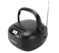 YUEHISY Lecteur CD Boombox, Combo Lecteur Cassette Portable, pour Scène D'Utilisation Intérieure et Extérieure (Prise UE)