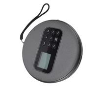 YUEHISY Lecteur CD Portable avec Bluetooth, Double Haut-parleurs Stéréo Rechargeables pour Disques de Musique CD MP3, Compact avec écran LCD et Anti-Saut