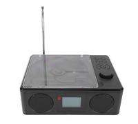 YUEHISY Lecteur CD Portable, Lecteur CD Bluetooth de Style Vintage avec Télécommande, Prend en Charge USB AUX FM, Double Haut-Parleur Stéréo HiFi, pour Maison et Voiture