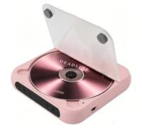 YUEHISY Lecteur CD Portable, Lecteur Rechargeable Bluetooth 5.3, Batterie 2000 MAh, CD USB AUX, écouteurs Inclus pour Les Voyages à Domicile et en Voiture