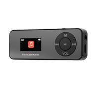 YUEHISY Lecteur MP3 HiFi Bluetooth 5.1, Haut-Parleur et Radio FM Intégrés, 128 Go Extensible, Enregistreur Vocal et Livre électronique, Portable Léger pour Enfants (Black)