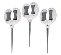 YUEHISY Lot de 10 Piquets Verts pour Tuyau D'arrosage, 27 X 12 Cm, avec Clou de 15 Cm pour Divers Tuyaux, Protection de la Pelouse et des Plantes
