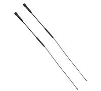 YUEHISY Lot de 2 Antennes SMA Femelles pour Antenne Fouet Souple Double Bande 144/430 MHz à Gain élevé 3,5 DBi 45,5 Cm, Compatible avec Les Accessoires Radio Plus
