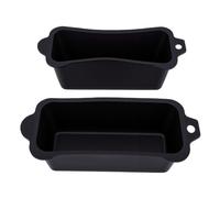YUEHISY Lot de 2 Plats de Cuisson en Silicone pour Graisse de Barbecue, | Le silicone de qualité alimentaire résiste à la chaleur et à la déformation, passe au lave-vaisselle ou rince à l\'eau