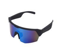 YUEHISY Lunettes de Cyclisme Bluetooth, Lunettes de Soleil de Sport Connectées, Verres Polarisés, Design Aérodynamique, Protection UV400, Commandes Tactiles, Légères, Idéales