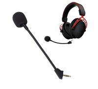 YUEHISY Microphone de Remplacement, Micro de Remplacement Clear Sound, Prise Plaquée Or 3,5 Mm, pour Les Jeux sur Ordinateur et Le Streaming