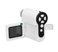 YUEHISY Microscope d'enfants 1000x Braillage Numérique Portable avec Affichage de Couleur de 2 Pouces, 6 Lumières LED Microscope Portable pour Les Enfants Outil éducatif (White)