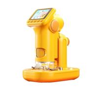 YUEHISY Microscope Numérique Portatif, Grossissement 1600X, Microscope électronique 2 en 1 avec écran 2 Pouces 1080P, Lumière LED, pour Les Sciences de L'éducation