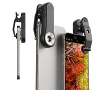 YUEHISY Microscope pour Smartphone, 200X, Type C | Agrandissement HD, Lumière Intégrée, Réduction des Reflets, Batterie Rechargeable, Pince Universelle, Taille portable.