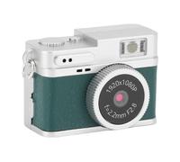 YUEHISY Mini Camera Camera, 0,96 "Écran de Lumière LED Intégrée pour Le Voyage/étude, 1080p FHD Retro Cam, Carte 64 Go + Transfert OTG (Green)