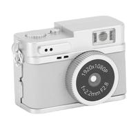 YUEHISY Mini Camera Camera, 0,96 "Écran de Lumière LED Intégrée pour Le Voyage/étude, 1080p FHD Retro Cam, Carte 64 Go + Transfert OTG (White)