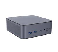 YUEHISY Mini Ordinateur PC, Ryzen 7 8745HS 8 Cœurs 16 Fils, Mini Ordinateur Triple écran 8K 4K, LAN 2,5 G X2, WiFi 6 Bluetooth 5.2, pour Les Créateurs d'entreprise (Prise UE)