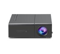 YUEHISY Mini Projecteur, 1080p Full HD Movie Projecteur, Auto Keystone Correction, Compatible avec TV Stick/Phone/Ordinateur Portable, pour Les Films en Plein Air Intérieurs