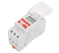 YUEHISY Minuterie, Minuterie Hebdomadaire LCD Programmable 12 V DC 30 A avec Compte à Rebours, 16 Programmes ON OFF par Jour, éclairage Domestique, Automatisation Industrielle, Compte à Rebours de