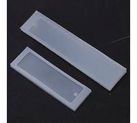 YUEHISY Moule de Marque-page en Silicone Flexible, Outil Artisanal de Fabrication de Bijoux pour Sac à Main, Pendentif de Voiture, Design Lisse et Plat, 2 Pièces/ensemble,