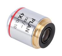 YUEHISY Objectifs du Microscope Lens 4X Achromatique, Haute Résolution, Réflexions Réduites, pour L'électronique et la Biologie