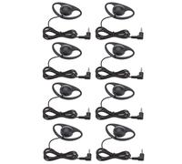 YUEHISY Oreillette en Forme de D avec Crochet D'écouteur Simple Face de 3,5 Mm pour Système de Guide Touristique, Crochet 'Oreille Unique Ergonomique, Connexion par Câble Renforcée (8PCS)
