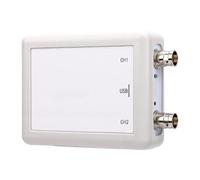 YUEHISY Oscilloscope PC USB, 2 Canaux, échantillonnage 1 MHz | Boîtier Abs, Analyseur de Signal, Micro Usb 2.0, Compatible Sonde Bnc, Surveillance Électrique, Archivage Capteur
