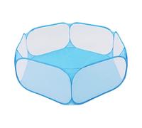 YUEHISY Parc pour Petits Animaux avec Robuste, Fournitures pour Animaux de Compagnie Pliables et Respirantes, Accès Pratique pour Les Petits, 14,6 X 24,0 X 47,2 Pouces (Blue)