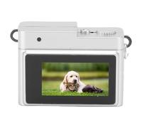 YUEHISY Petite Caméra Numérique Vintage, Appareil Photo Numérique de Poche avec 1080p FHD 0,96 Pouce écran de Couleur 128 Go de Lumière LED, pour L'enregistrement des études de Voyage (White)