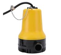 YUEHISY Pompe à Cale Submersible Automatique, Pompe électrique Portable 12V 1110 GPH avec Protection contre les Surcharges, pour Bateaux Ponds Gardens Irrigation Agricole