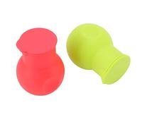 YUEHISY Pot à Chocolat en Silicone, Lot de 2 Chauffe-chocolat Rouge et Vert pour -ondes pour la Cuisson, Bol de Polyvalent pour Sauces au Beurre et aux Bonbons, Accessoires de Cuisson de Cuisine
