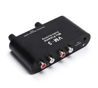 YUEHISY Préampli Micro avec Gain Réglable de 36 DB et Atténuation du Son, Entrée Micro Dynamique 6,35 Mm/à Condensateur électret 3,5 Mm