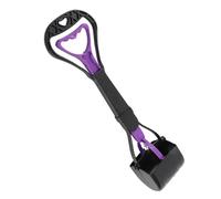 YUEHISY Ramasse-Crottes pour Chien, Pelle à Crottes avec Long Manche pour Ne Pas Se Plier, Pelle à Ergonomique pour Grand Chien, Grande Pince à Morsure pour Un Nettoyage en Un Seul Geste, Collecteur