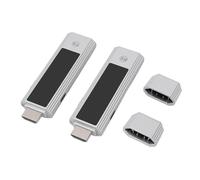 YUEHISY Récepteur émetteur HDMI sans Fil, Kit D'extension HDMI sans Fil Double Bande 2,4 G 5G, Sortie D'entrée 1080P 60 Hz 4K, Plug & Play, Faible Latence