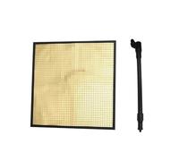 YUEHISY Réflecteur de Lumière Flexible, Panneau de Mise en Forme de Lumière Multi-Miroir Réglable, Grille de 9,4 Pouces, Flux Optique, Support Magnétique, pour Studio Extérieur (Gold)