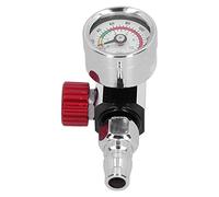 YUEHISY Régulateur de Pression d'air, Régulateur de Pression de Pulvérisateur de Peinture avec Manomètre 0-140 Psi, Pistolet de Pulvérisation en Acier Inoxydable à Filetage G1/4, Vanne de Réglage,