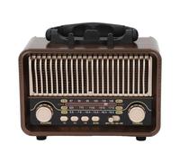 YUEHISY Retro Vintage Radio Portable AM FM SW avec Bluetooth 5.4, Réception Multi-Groupe AUX USB Port, Lecture 8-10h pour Le Camping de Voyage en Plein Air