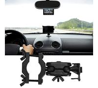 YUEHISY Rétroviseur de Voiture Support Caméra Support Enregistreur de | Cadre de support rotatif à 360 degrés, cache la caméra derrière le rétroviseur, s\'adapte bien au rétroviseur.