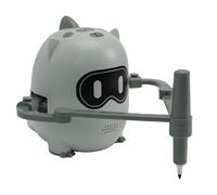 YUEHISY Robot Dessinateur Intelligent pour Enfants, Jeu de Dessin avec 100 Cartes de Mots, 12 Feutres et 10 Stylos, Cadeau éducatif Interactif pour Les Enfants de 3 à 8 Ans. (Green)