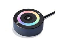 YUEHISY Scanner D' Digitales pour PC, Connexion Instantanée, Lecteur D' Digitales USB à Reconnaissance One Touch 360°, Correspondance Biométrique Rapide, Dongle USB