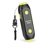 YUEHISY Sifflet électronique avec Cordon, Lampe SOS et Lampe de Poche pour | 3 tons et 3 niveaux, lumière LED avec signal SOS, matériau ABS