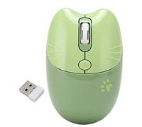 YUEHISY Souris sans Fil BT5.1, Ultra Silencieux et Conception Portable Compacte pour Fille, Alternative 2,4 GHz avec Mode Veille Automatique, Idéale pour Le Travail en Famille, à (Green)