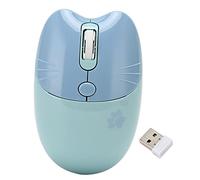 YUEHISY Souris sans Fil BT5.1, Ultra Silencieux et Conception Portable Compacte pour Fille, Alternative 2,4 GHz avec Mode Veille Automatique, Idéale pour Le Travail en Famille, à (Blue)