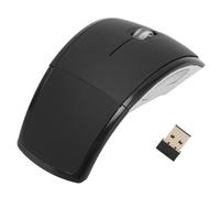 YUEHISY Souris sans Fil Pliant, Souris Ordinateur Portable 2,4 G Portable, la Plage de Commande Peut jusqu'à 10 Mètres, pour Gagner Divers Systèmes et Le Dernier (Black)