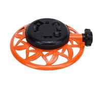 YUEHISY Sprinkler de Jardin avec Base en Métal Décoratif, 8 Motifs de Motif, Cadran Réglable, Arroseur d'eau Stationnaire Stable pour la Pelouse et la Cour (Style américain)