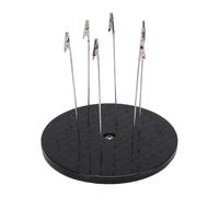 YUEHISY Support de Peinture Modèle Rotatif à 360 Degrés, Base de Plateau Tournant de Pulvérisation de Peinture de 7,5 Pouces avec 6 Bâtons à Clips pour Aérographe et Affichage