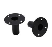 YUEHISY Support de Poteau D'armoire de Haut-Parleur, Support en Fer Robuste pour de Haut-Parleur, pour équipement DJ PA, Performance en Direct, Son de Scène, 2 Paquets
