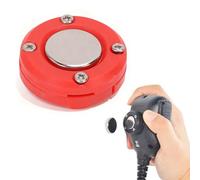 YUEHISY Support Magnétique de Voiture pour Micro Radio Mobile, Kit Magnétique pour Microphone CB, Compatible avec les Radios KMC30 KMC32 KMC35 KMC36 TK768G TK868G TM471A Anytone à (rouge)