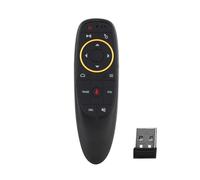 YUEHISY Télécommande Air Mouse, Télécommande Vocale sans Fil 2,4 GHz avec Détection de Mouvement, Gyroscope 6 Axes, Récepteur USB, pour PC TV Box