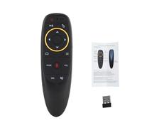 YUEHISY Télécommande Air Mouse, Télécommande Vocale sans Fil 2,4 GHz avec Gyroscope 6 Axes, Récepteur USB Air Mouse, pour PC TV Box Ordinateur Portable