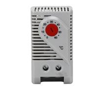 YUEHISY Thermostat Régulateur de Température, Interrupteur Mécanique, Plage Réglable de 0 à 60 ℃ pour Chauffage Domestique, Thermostat électrique à Bouton Bleu pour Le Refroidissement du Ventilateur
