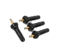 YUEHISY Tiges de Valve de Pneu, Kit de Valve de Capteur avec Vis d'assemblage de Noyau de pour Système de Surveillance de la Pression des Pneus, Paquet de 4 Tiges de en Caoutchouc et Cuivre de
