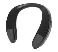 YUEHISY Tour de Cou Bluetooth Haut-Parleur Son Clair Appel Mains Libres Son Stéréo pour la Maison Sports de Plein Air Noir 1pc