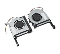 YUEHISY Ventilateur de Refroidissement pour Ordinateur Portable 4 Broches | Entrée DC 5 V 0,5 A, connecteur d\'alimentation 4 broches, alliage d\'aluminium et ABS, comprend un ventilateur CPU et GPU.